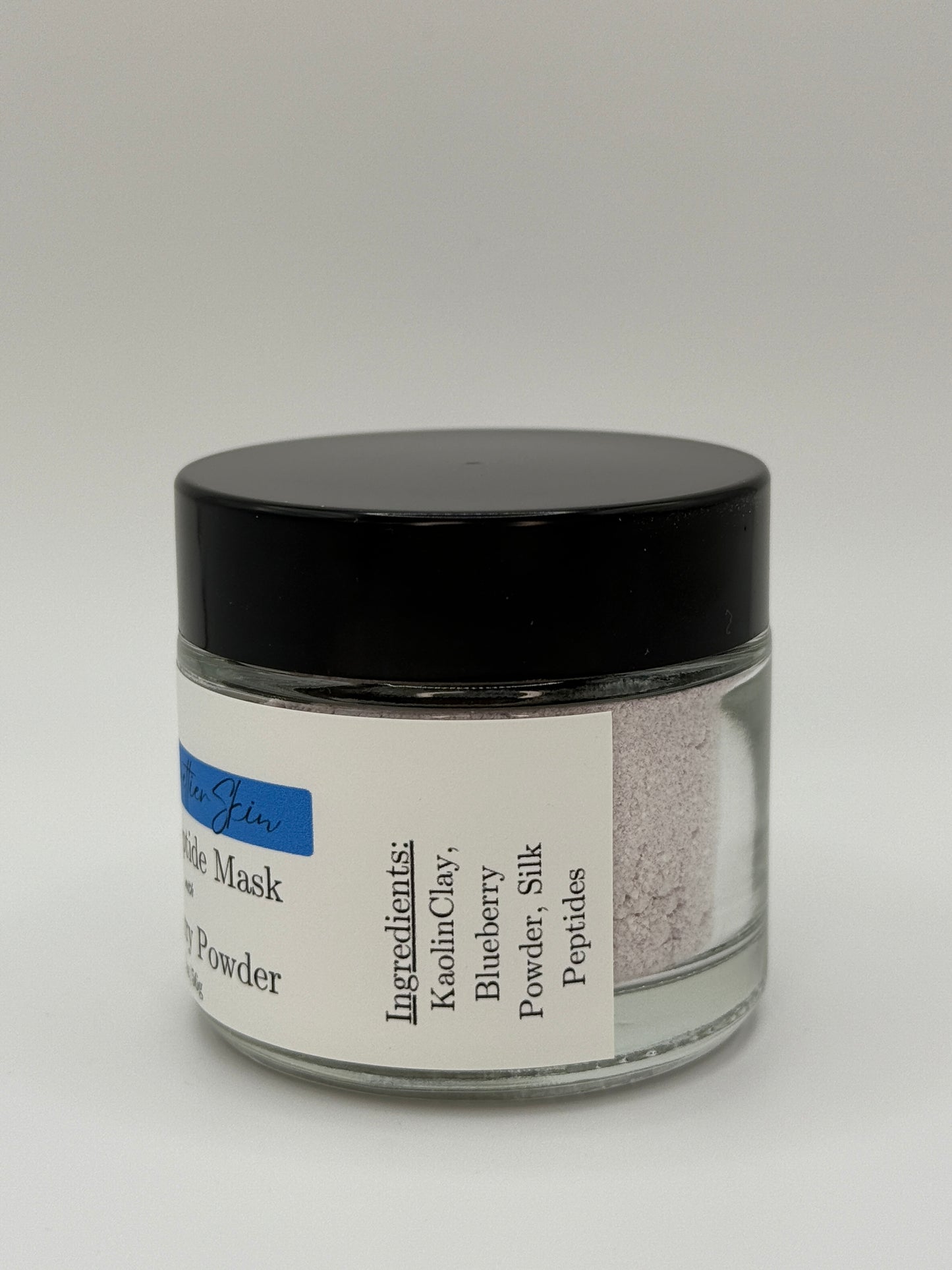 Blueberry Clay Face Mask with Silk Peptides